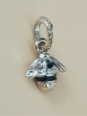 Gold plated bee charm, Bee hive collectors European beads, fits Pandora